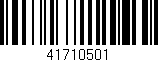 Código de barras (EAN, GTIN, SKU, ISBN): '41710501'