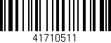 Código de barras (EAN, GTIN, SKU, ISBN): '41710511'