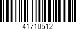 Código de barras (EAN, GTIN, SKU, ISBN): '41710512'