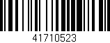 Código de barras (EAN, GTIN, SKU, ISBN): '41710523'