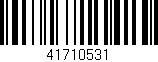 Código de barras (EAN, GTIN, SKU, ISBN): '41710531'