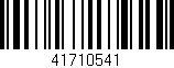 Código de barras (EAN, GTIN, SKU, ISBN): '41710541'