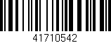 Código de barras (EAN, GTIN, SKU, ISBN): '41710542'