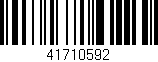 Código de barras (EAN, GTIN, SKU, ISBN): '41710592'