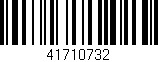 Código de barras (EAN, GTIN, SKU, ISBN): '41710732'