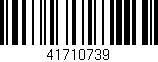 Código de barras (EAN, GTIN, SKU, ISBN): '41710739'