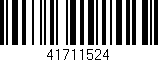 Código de barras (EAN, GTIN, SKU, ISBN): '41711524'