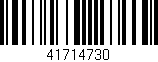 Código de barras (EAN, GTIN, SKU, ISBN): '41714730'