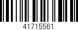 Código de barras (EAN, GTIN, SKU, ISBN): '41715561'