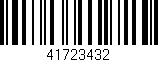 Código de barras (EAN, GTIN, SKU, ISBN): '41723432'