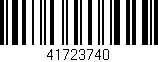 Código de barras (EAN, GTIN, SKU, ISBN): '41723740'