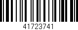 Código de barras (EAN, GTIN, SKU, ISBN): '41723741'