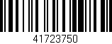 Código de barras (EAN, GTIN, SKU, ISBN): '41723750'