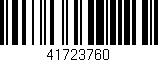 Código de barras (EAN, GTIN, SKU, ISBN): '41723760'