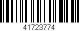 Código de barras (EAN, GTIN, SKU, ISBN): '41723774'