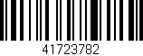 Código de barras (EAN, GTIN, SKU, ISBN): '41723782'