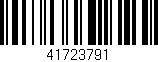 Código de barras (EAN, GTIN, SKU, ISBN): '41723791'