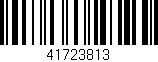Código de barras (EAN, GTIN, SKU, ISBN): '41723813'