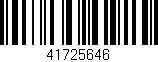 Código de barras (EAN, GTIN, SKU, ISBN): '41725646'