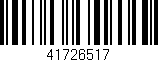 Código de barras (EAN, GTIN, SKU, ISBN): '41726517'