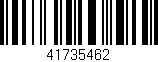 Código de barras (EAN, GTIN, SKU, ISBN): '41735462'