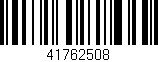 Código de barras (EAN, GTIN, SKU, ISBN): '41762508'