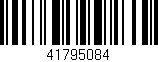 Código de barras (EAN, GTIN, SKU, ISBN): '41795084'