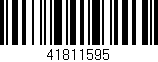 Código de barras (EAN, GTIN, SKU, ISBN): '41811595'