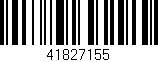 Código de barras (EAN, GTIN, SKU, ISBN): '41827155'