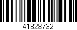 Código de barras (EAN, GTIN, SKU, ISBN): '41828732'