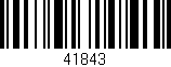 Código de barras (EAN, GTIN, SKU, ISBN): '41843'