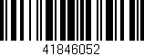 Código de barras (EAN, GTIN, SKU, ISBN): '41846052'