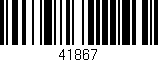 Código de barras (EAN, GTIN, SKU, ISBN): '41867'
