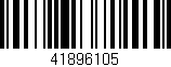 Código de barras (EAN, GTIN, SKU, ISBN): '41896105'