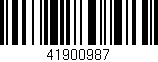 Código de barras (EAN, GTIN, SKU, ISBN): '41900987'