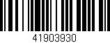 Código de barras (EAN, GTIN, SKU, ISBN): '41903930'