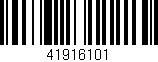 Código de barras (EAN, GTIN, SKU, ISBN): '41916101'