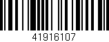 Código de barras (EAN, GTIN, SKU, ISBN): '41916107'