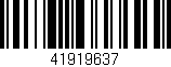 Código de barras (EAN, GTIN, SKU, ISBN): '41919637'