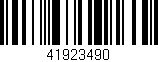 Código de barras (EAN, GTIN, SKU, ISBN): '41923490'