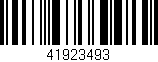 Código de barras (EAN, GTIN, SKU, ISBN): '41923493'