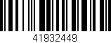 Código de barras (EAN, GTIN, SKU, ISBN): '41932449'