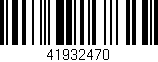 Código de barras (EAN, GTIN, SKU, ISBN): '41932470'