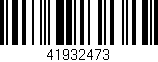 Código de barras (EAN, GTIN, SKU, ISBN): '41932473'