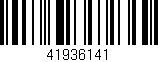 Código de barras (EAN, GTIN, SKU, ISBN): '41936141'