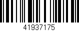 Código de barras (EAN, GTIN, SKU, ISBN): '41937175'