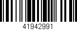 Código de barras (EAN, GTIN, SKU, ISBN): '41942991'