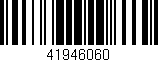 Código de barras (EAN, GTIN, SKU, ISBN): '41946060'