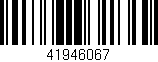 Código de barras (EAN, GTIN, SKU, ISBN): '41946067'