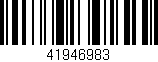 Código de barras (EAN, GTIN, SKU, ISBN): '41946983'